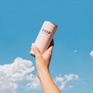 Hand holding CBD Drink UK