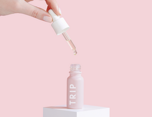 Orange CBD oil pink