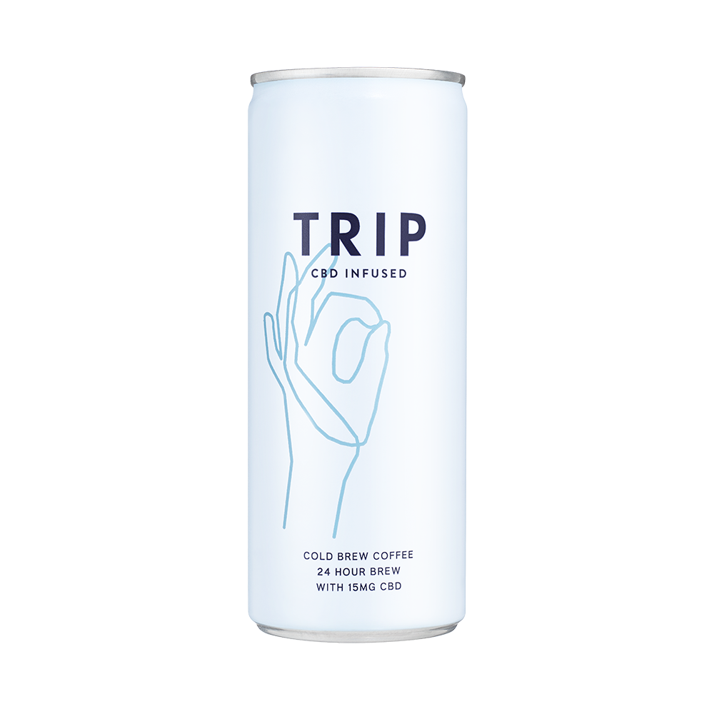 TRIP CBD Infused Cold Brew Coffee Can 24 – Diversefinefood