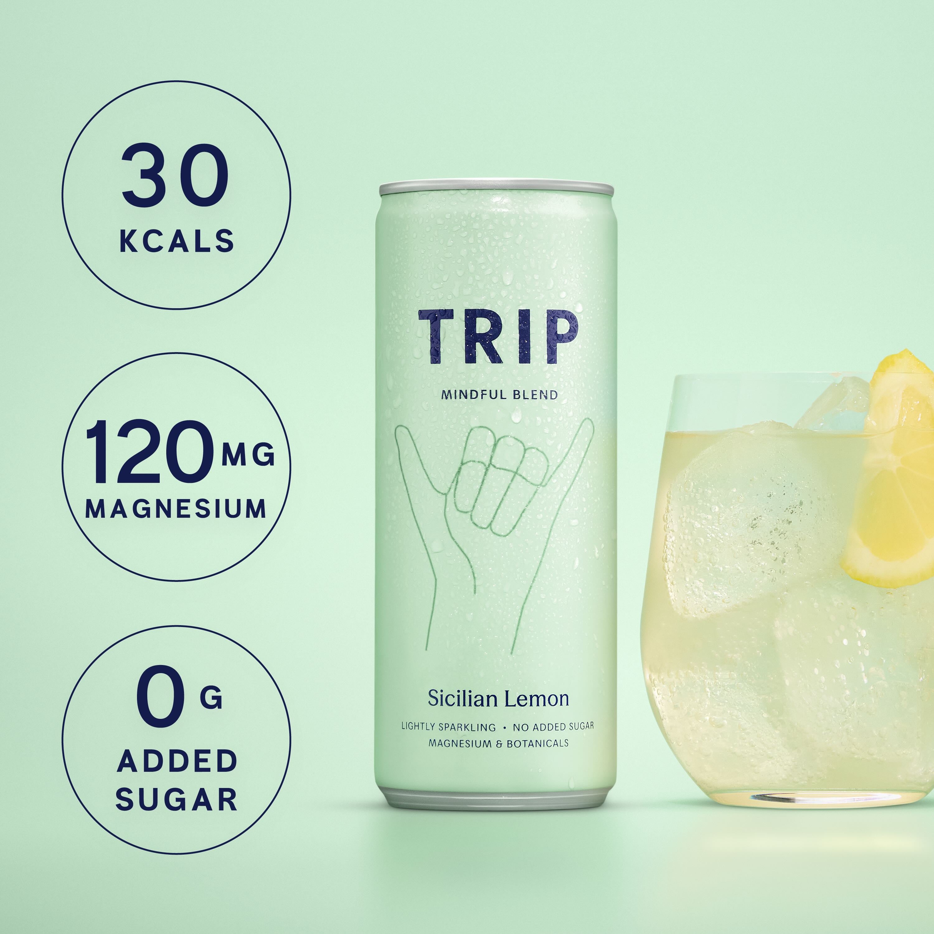 Mindful Blend - Sicilian Lemon Magnesium Drink | TRIP Drinks