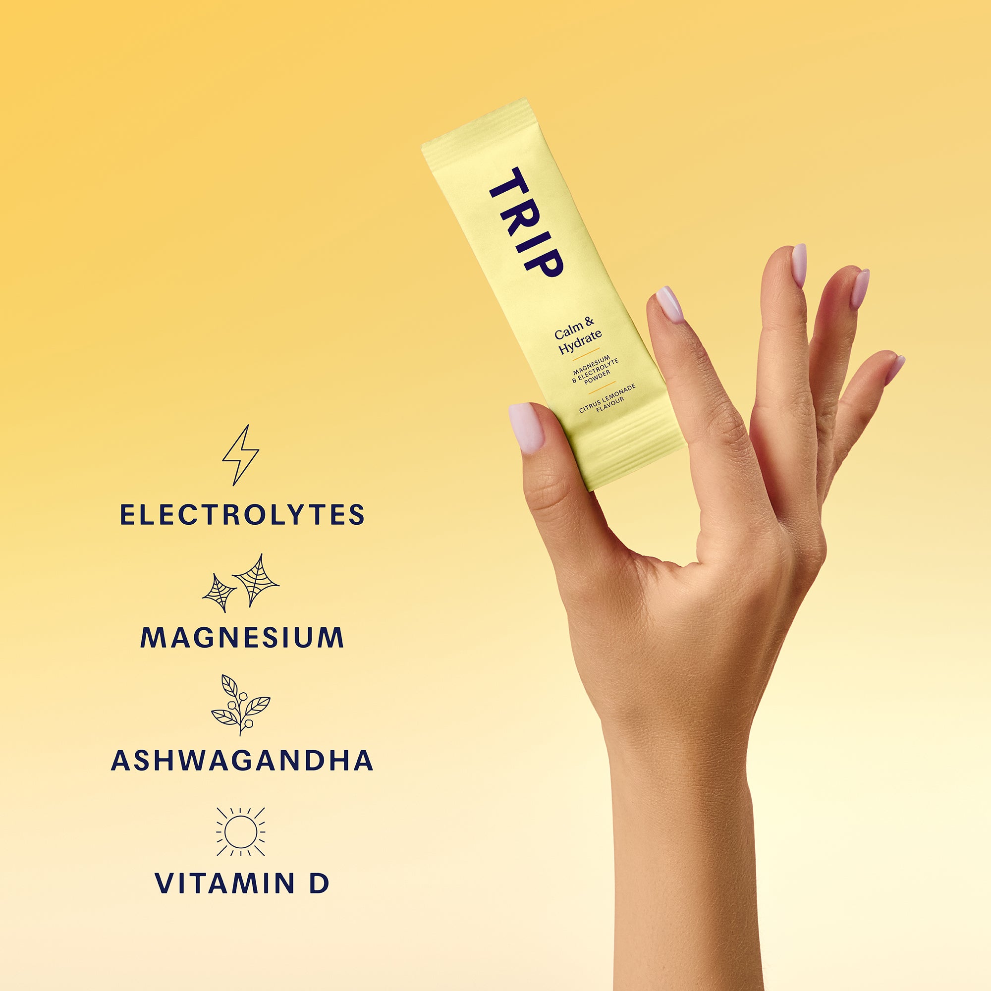 Calm & Hydrate Citrus Lemonade Electrolyte Powder