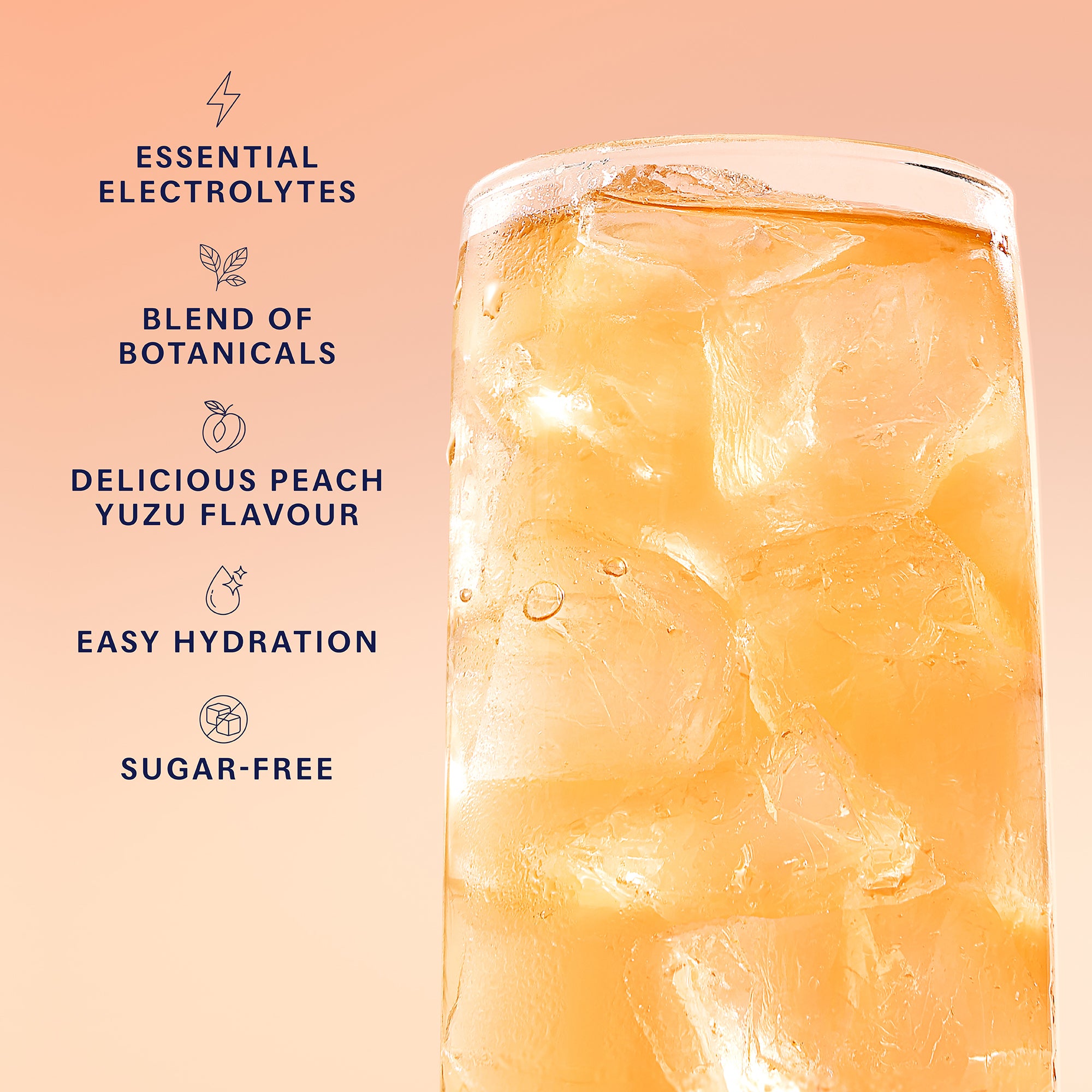 Peach Yuzu Electrolytes, Magnesium & Vitamin D