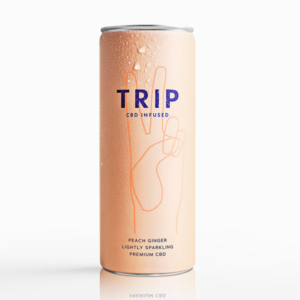 Shop Peach Ginger 15MG CBD Drink | TRIP