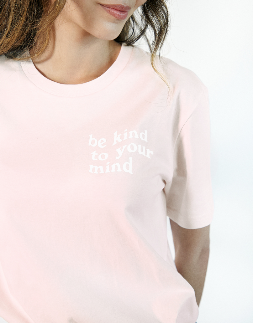 collection-featured pink kind to mind tee new